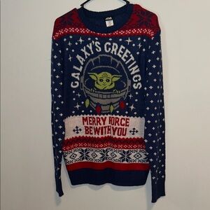 NWOT STARWARS Holiday Greetings Sweater